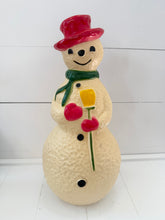 Load image into Gallery viewer, Vintage Snowman Blowmold
