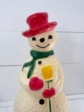 Load image into Gallery viewer, Vintage Snowman Blowmold
