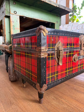 Load image into Gallery viewer, Vintage Scotch Locker Lounger Trunk

