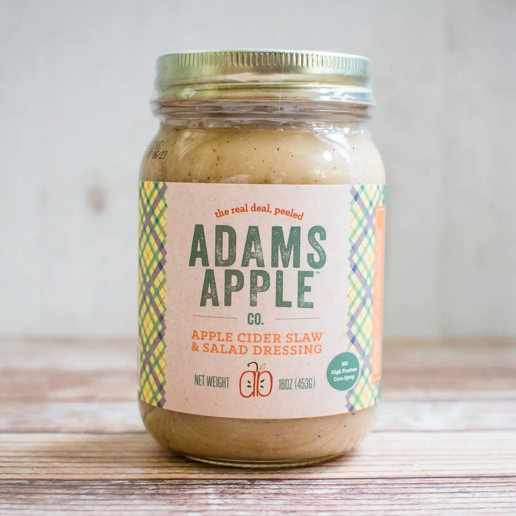Adams Apple apple cider slaw & salad dressing