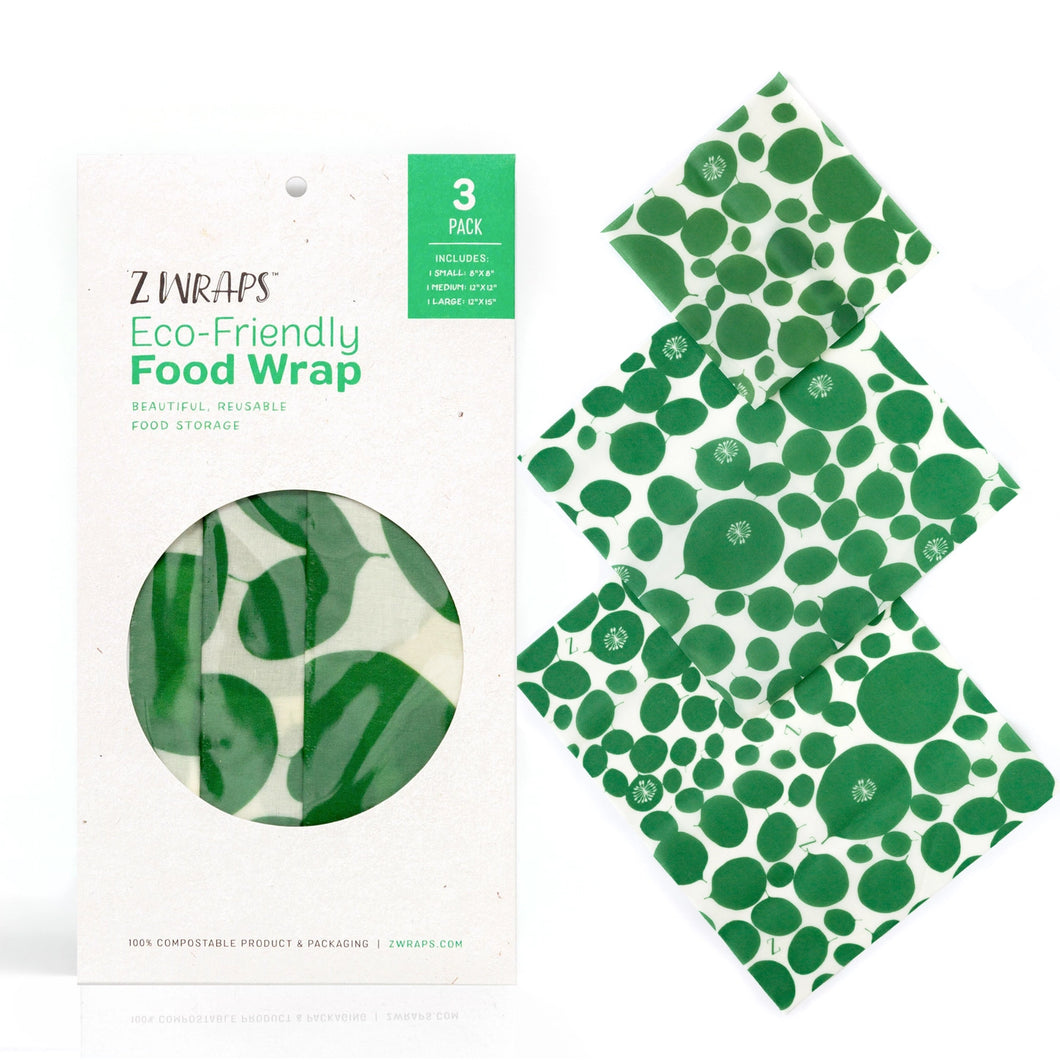 Eco-friendly food wrap 3 pack