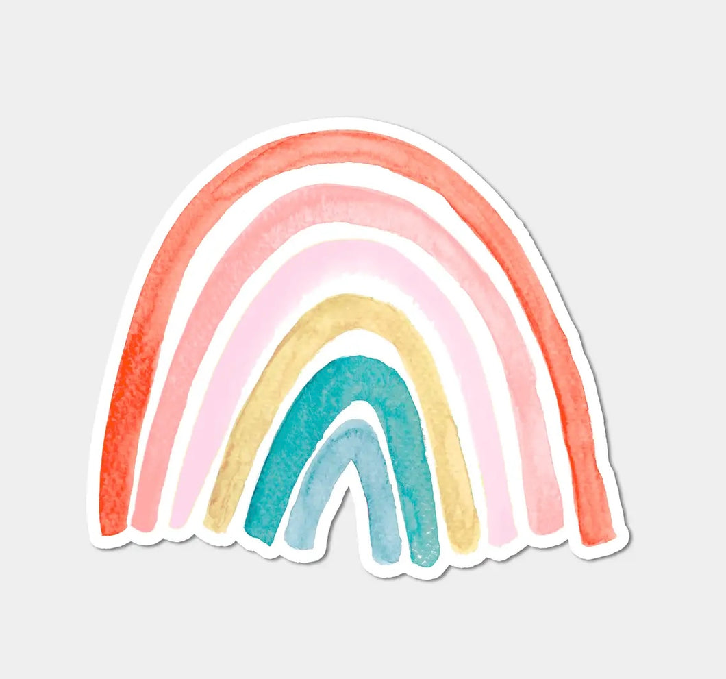 Boho rainbow sticker