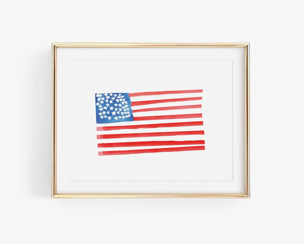 American Flag print