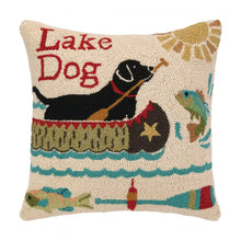 Load image into Gallery viewer, Lake Dog pillow
