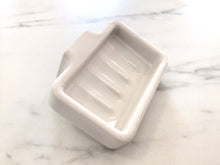 Load image into Gallery viewer, Vintage porcelain soap dish
