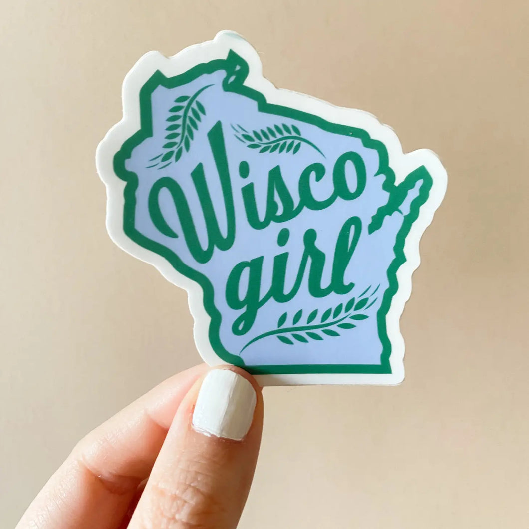 Wisco girl sticker