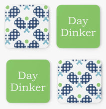 Load image into Gallery viewer, Mixed Coaster set of 4- Pickleball or Tennis
