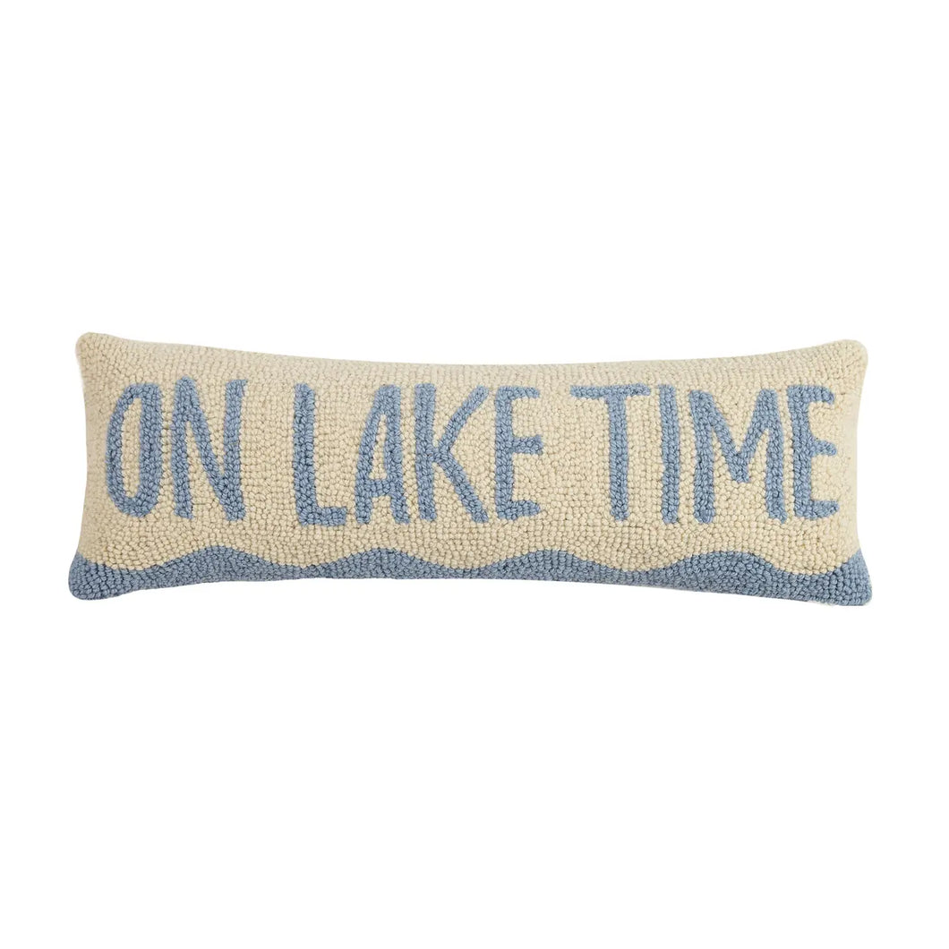 On lake time pillow