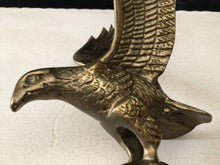 Load image into Gallery viewer, Vintage brass eagle flag topper #1
