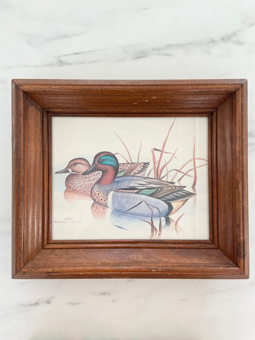 Vintage duck artwork
