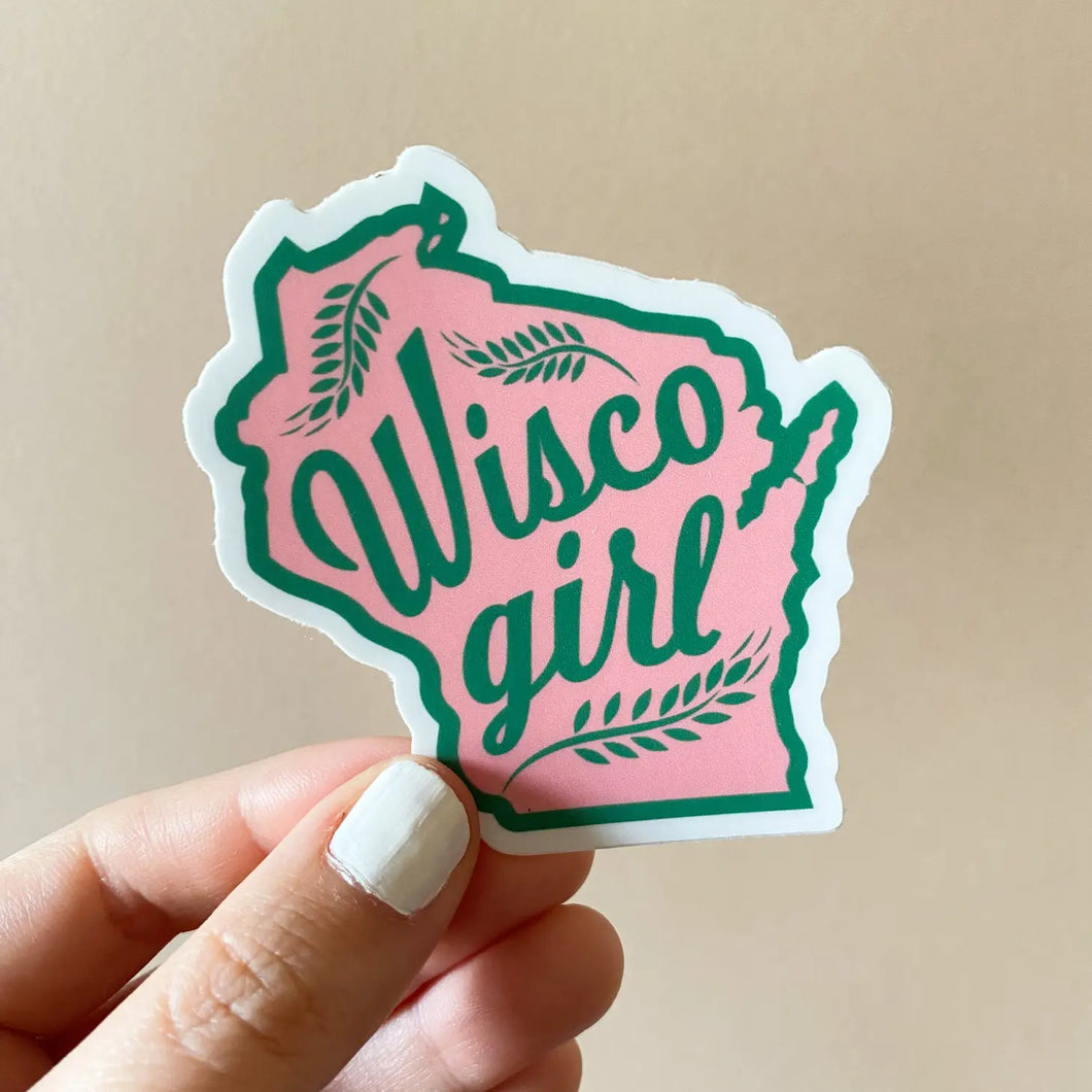 Wisco girl sticker