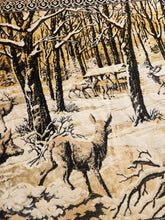 Load image into Gallery viewer, Vintage large elk tapestry
