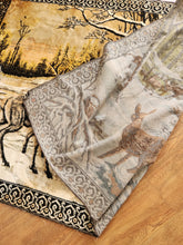 Load image into Gallery viewer, Vintage large elk tapestry
