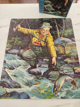 Load image into Gallery viewer, Vintage fishing puzzle
