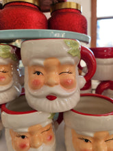 Load image into Gallery viewer, Vintage inspired santa mug
