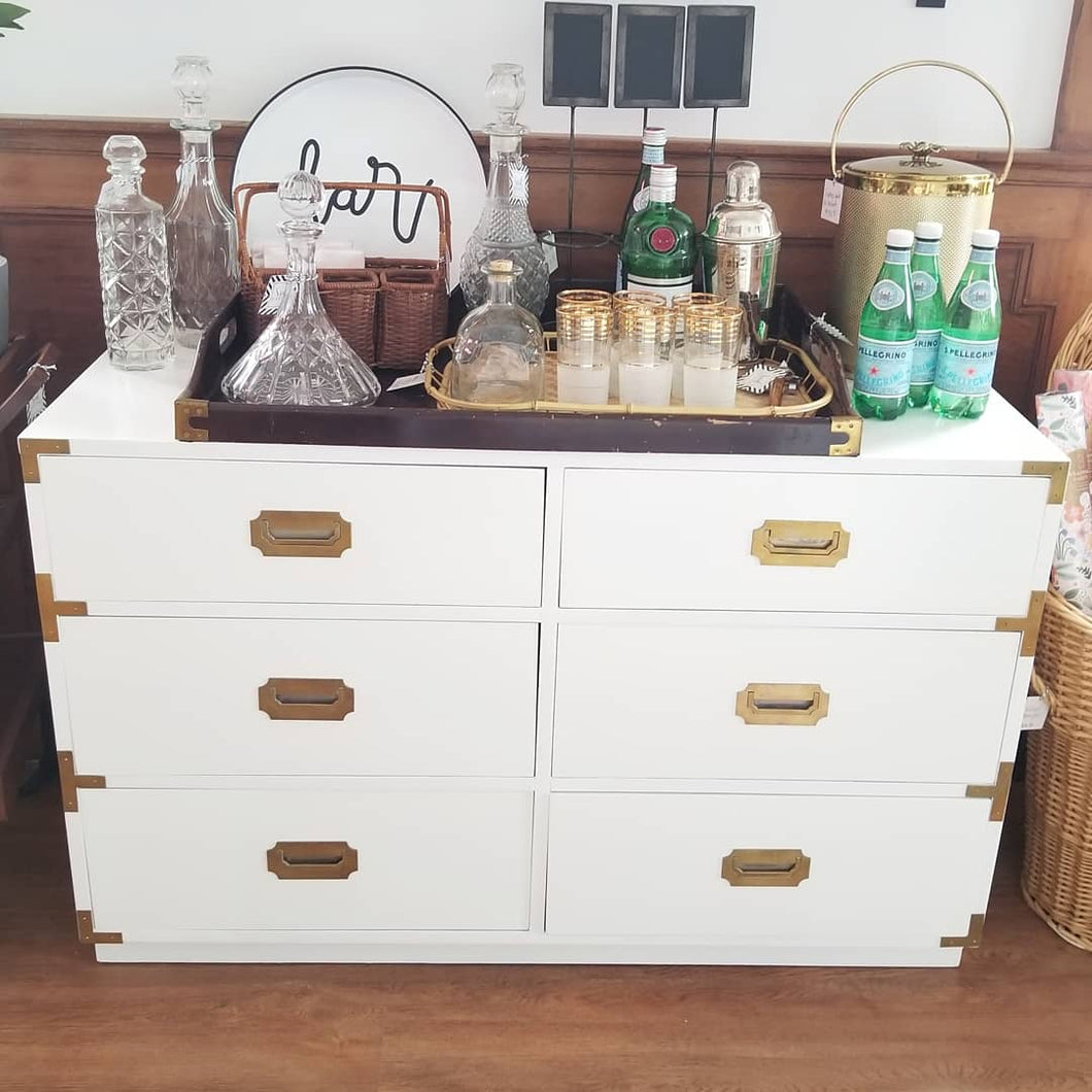 Vintage Dixie Campaign dresser (pick up in store only)