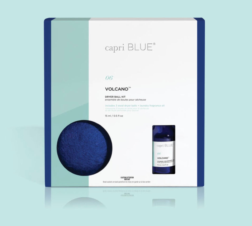 Capri Blue Volcano Dryer Ball Kit + refill oil