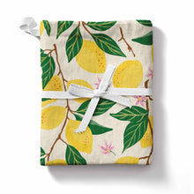 Load image into Gallery viewer, Lemon Grove tea towel
