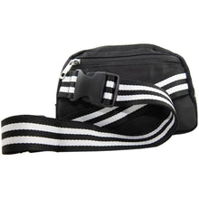 Load image into Gallery viewer, Nylon Belt bag with striped strap
