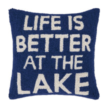 Load image into Gallery viewer, Life’s better at the lake pillow
