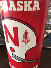 Load image into Gallery viewer, Vintage Nebraska Cornhuskers garbage can (pick up only)
