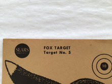Load image into Gallery viewer, Vintage Paper Fox Target
