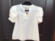 Load image into Gallery viewer, Puff Ruched Sleeve Top
