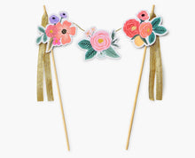 Load image into Gallery viewer, Rifle Paper Co. Floral cake topper
