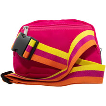 Load image into Gallery viewer, Nylon Belt bag with striped strap
