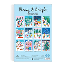 Load image into Gallery viewer, Louise Cunningham Merry and Bright 12 Days of Christmas Advent Puzzle Calendar
