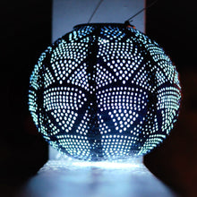 Load image into Gallery viewer, ALLSOP Soji Stella - Globe - 8&quot; Solar Lantern- Ultramarine Blue
