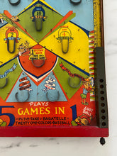 Load image into Gallery viewer, Vintage Poosh-M-Up Skor-it game board
