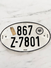Load image into Gallery viewer, Vintage German license plates
