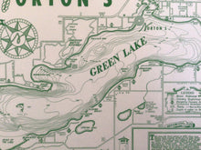Load image into Gallery viewer, Vintage NOS Nortons on Green Lake placemat
