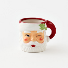 Load image into Gallery viewer, Vintage inspired santa mug
