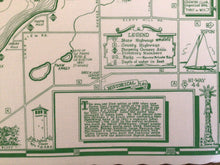 Load image into Gallery viewer, Vintage NOS Nortons on Green Lake placemat
